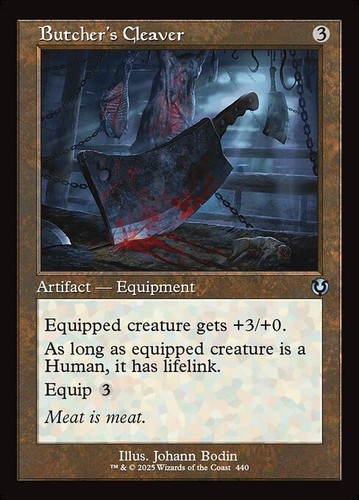 Mtg butcher cleaver 440 - cleaver, exc