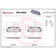 ✅ KIT PASTIGLIE FRENO BREMBO