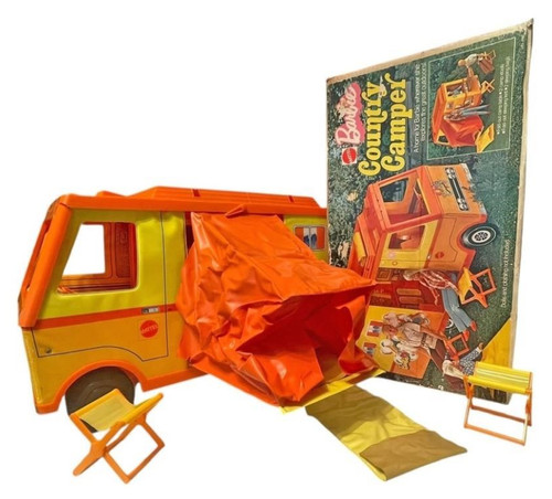 Barbie country camper vintage - country,