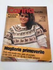 Carina Burda 1982 Pulls nelle tonalità della terra gilet all'uncinetto