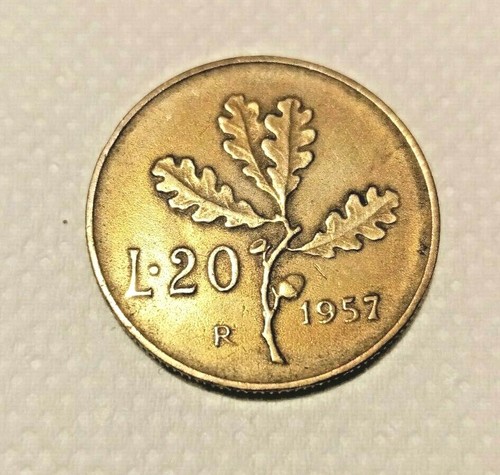 Lire 1957 rep italiana - 20,
