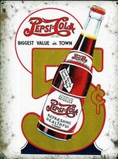 Targa Metallica Vintage PEPSI