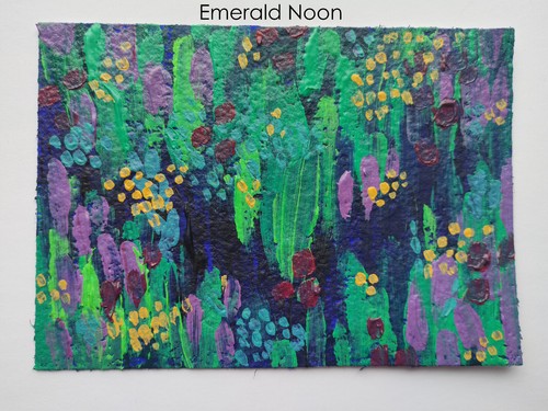 Quadro foresta astratto fiore