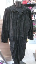 CAPPOTTO Donna Woman Nero in vera pelle  tg L MON 1026 LZ