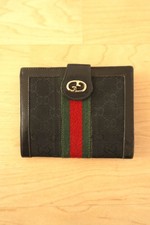 Gucci portafoglio tela - gg, nero