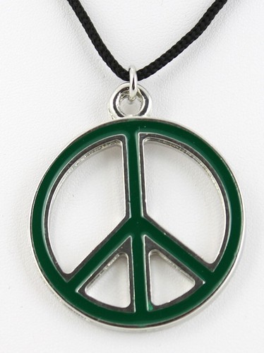 Collana ciondolo metallo pace - ciondolo,