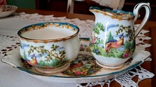Set lattiera e zuccheriera Royal Albert Chelsea Bird