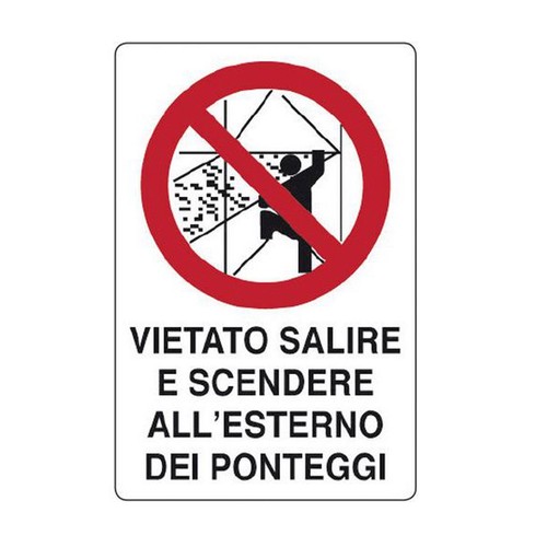 Cartello polionda vietato - cartello,
