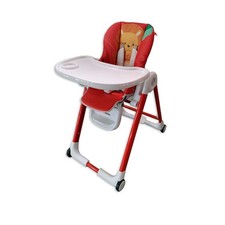 Aziamor Seggiolone Pappa Pappy Snack Colore Rosso Fantasia Leone