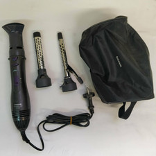 FERRO ARRICCIA ASCIUGA CAPELLI PORTATILE CON 3 SPAZZOLE ARIA CALDA FREDDA 1200W