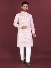 Tradizionale Granata Kurta Set
