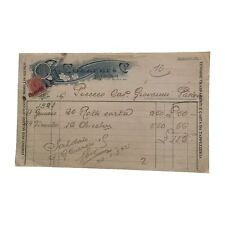 1922 Cuzzeri & X. Cornici Per Quadri E Mobili Padova Fattura C02043