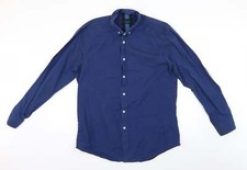 Camicia abito da uomo blu Zara