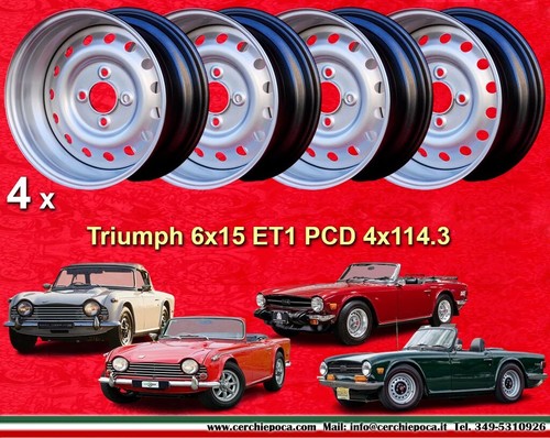 Cerchi acciaio triumph tr5 - cerchi,