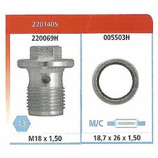 Tappo Coppa Olio FIAT Bravo II 1.6  Multijet  Alfa Romeo 159 Giulietta Corteco 