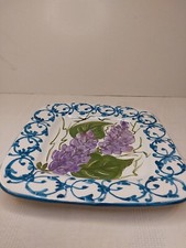 Piattino quadrato in ceramica