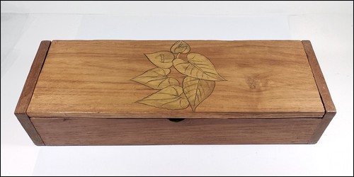 Scatola legno thai decorata - scatola,