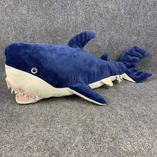 Peluche Shark Week Dan Dee 2018 Discovery Channel 33" ottimo bianco