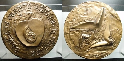 Medaglia banca credito - banca,
