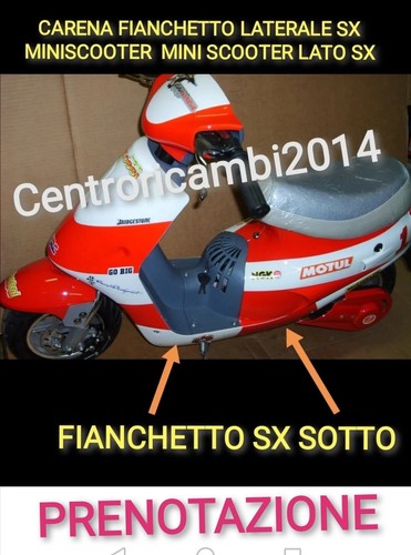 Carena fianchetto laterale - fianchetto, sx
