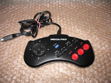 JOYPAD CONTROLLER MEGA PAD ASCII TURBO SEGA MEGADRIVE JAP IMPORT!