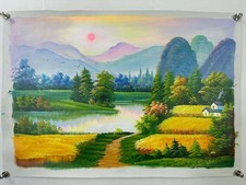 Dipinto cinese su tela dipinto