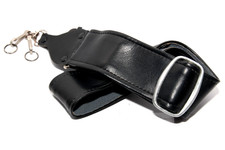 TRACOLLA VINTAGE in Pelle Nera