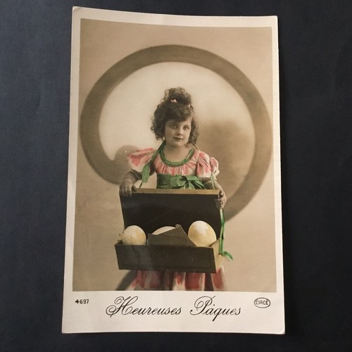 Cpa felice pasqua uova - uova, 1920