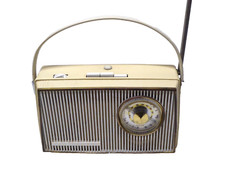 Radio d'epoca a valigetta con scala circolare - Telefunken Kavalier 3291 del 1962