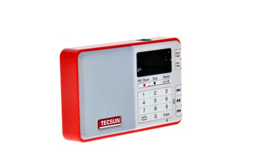 Radio tecsun con - radio, (red)