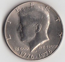 1/2 DOLLARO KENNEDY BICENTENARIO NICKEL SUPER OCCASIONE