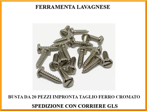 Viti ferro cromato per - in,
