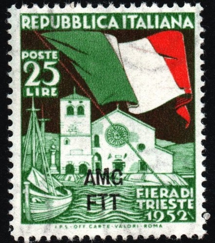 Trieste zona amg ftt 1952 - trieste,