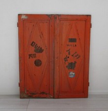 ✅ ANTICA COPPIA ANTE PANELLATE EPOCA 800 PER CREDENZE A MURO ANTIQUE - 3870