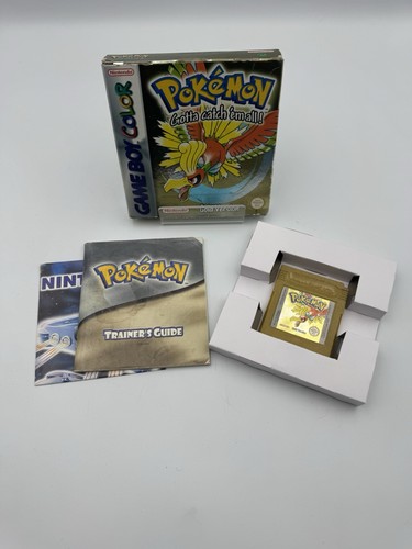 Pokemon gold boxed nintendo - gold,