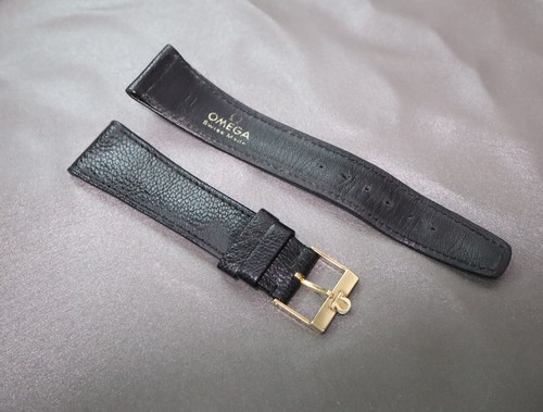 Omega vintage vera pelle nera - omega,