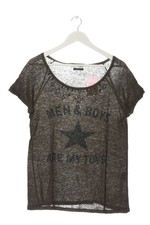 SET Camicia maglia Donna Camicia Taglia IT 42 marrone-nero stile casual