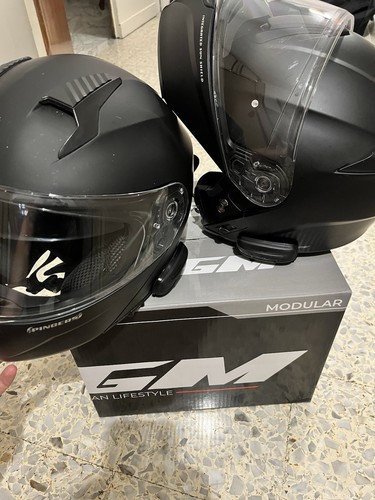 Coppia casco modulare - casco, +