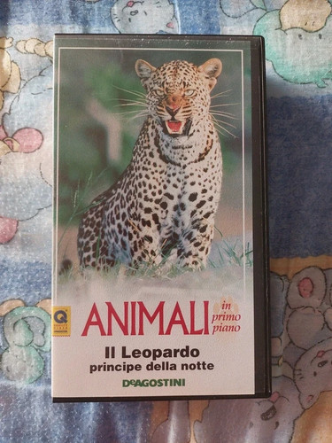 Vhs videocassetta leopardo - vhs, il