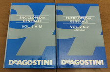 Enciclopedia Generale DeAgostini  2 Volumi  Edizione Per Esso Italiana