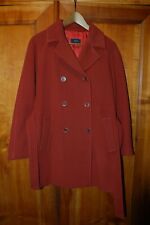 Cinica - Giaccone donna, Mattone, 70Lana 10cachemire 20poliestere, tg 42, usato