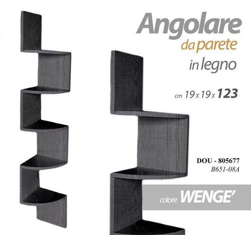 Mensola parete angolare - da, 5