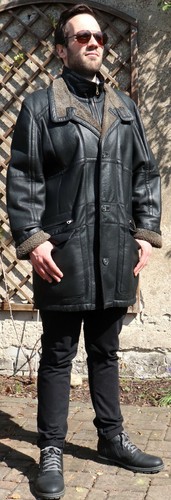 Cappotto pelliccia uomo - cappotto, di