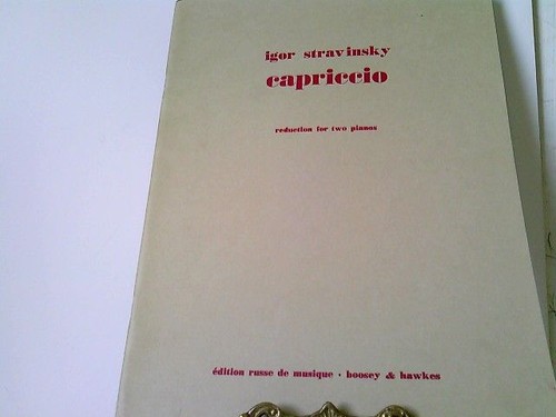 Capriccio for piano - for,