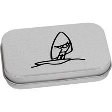 'Windsurfer' Scatola di latta / immagazzinaggio con cerniera in metallo (TT019274)