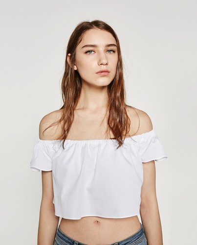 Top donna zara - zara, spalle