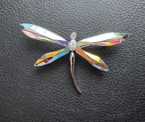 Spilla libellula swarovski - spilla,