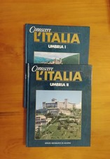 2 Volumi Conoscere L'Italia, Umbria, Atlante Geografico DeAgostini *