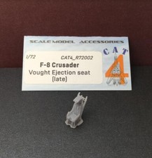 F-8 Crusader Vought sedile espulsione (tardivo) accessori aerei 1/72 CAT4-R72002