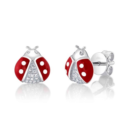 14k oro bianco diamante rosso - diamante,